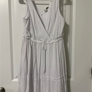 Speechless White Textured Maxi Dress